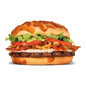 Buger Kingbacon And Swiss Royal Crispy Chicken: Irresistible Flavor Combo