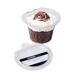 Stock Your Home 9-Ounce Treat Cups with Dome Lids (50 Count) - Plastic  Dessert Cups with Lids -Disposable and Leak-Proof - Parfait Cups with Lids  for