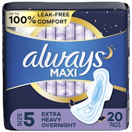 Lot Of 2 Always ZZZ Period Underwear Disposable L/XL, 7 Count Each SEALED  Black