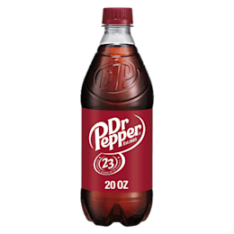 Dr Pepper on silver 20oz Insulated Tumbler