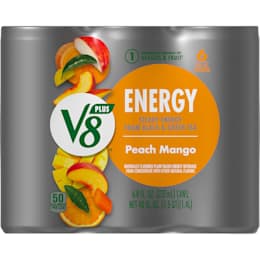 Gourmet Kitchn V8 +Energy Variety Pack | TWO ENERGY DRINK FLAVORS: V8  +Energy Pomegranate Blueberry and V8+Energy Peach Mango are refreshing and