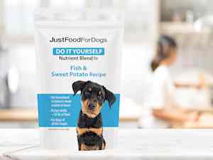 Just food for dogs fish and sweet potato shop