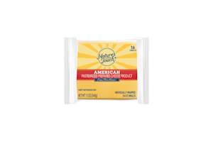 Nature's Touch Sliced Cheese American, 12OZ