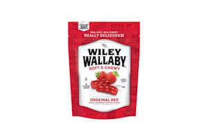 Wiley Wallaby Licorice Red, 10OZ