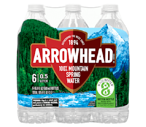 Arrowhead Mountain Spring Water, 2.5 Gallon, 2 ct