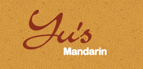 Yu's sales mandarin menu