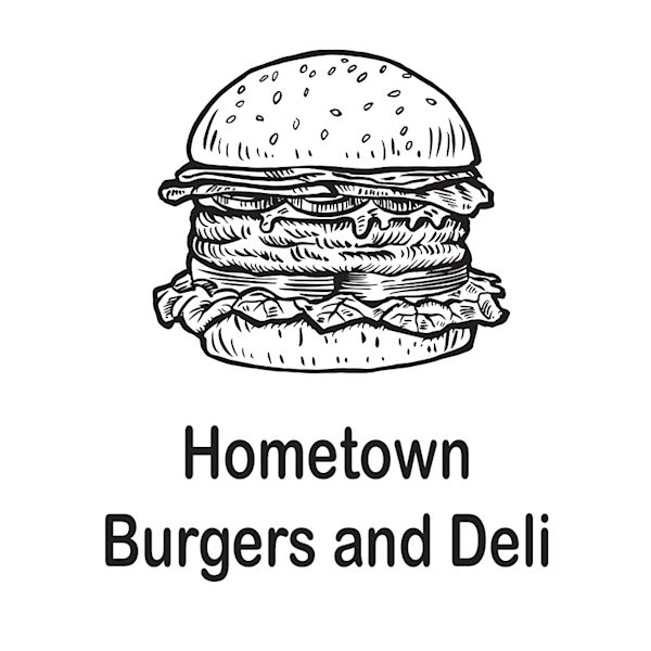 Hometown top burger menu