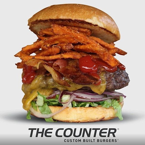 The counter sale burgers