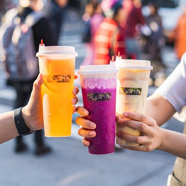 3 pack) Yulu Instant Boba Honeydew Milk Tea, Bubble Tea Kit