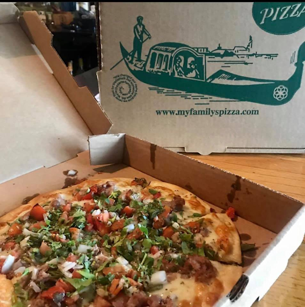 My sales family pizza