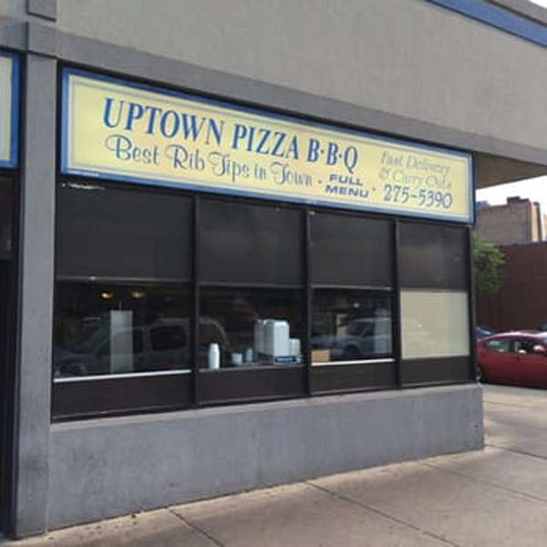 Uptown pizza shop