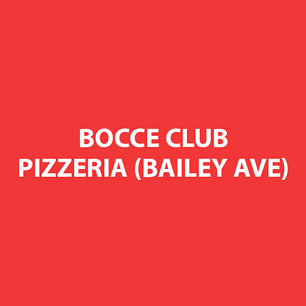 Bailey avenue sale pizza