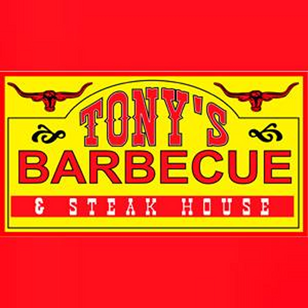 Tony's bbq shop menu