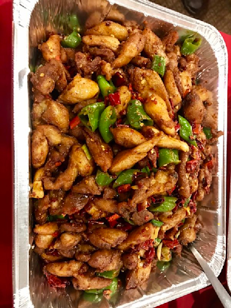 Prawn wontons, Chengu spicy chicken, Chinese pancake - Picture of
