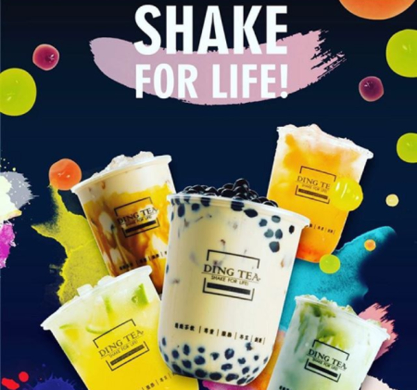 Ding Tea Menu - Takeaway in London