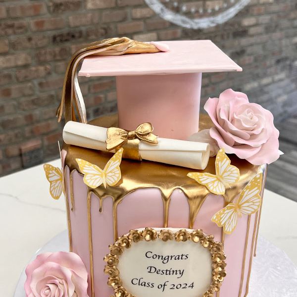 Graduation Cake – School Colors Available