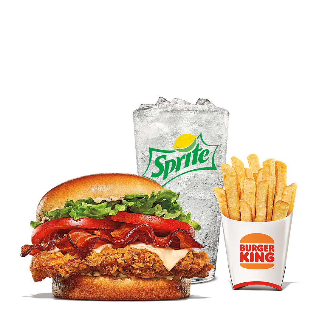 Order BK Bacon and Swiss Cheese Royal Crispy Chicken Meal food online from Burger King store, Bay Shore on bringmethat.com