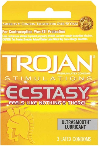 Order Trojan Rib Ecstasy Condom 3 Pack food online from 7-Eleven store, Natick on bringmethat.com