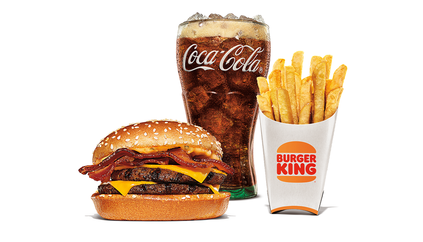 Order Double Stacker Meal food online from Burger King store, Fort Lauderdale on bringmethat.com