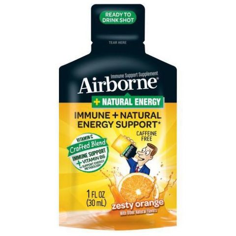 Order Airborne Immune and Natural Energy Support Shot Zesty Orange 1oz food online from 7-Eleven store, Lynchburg on bringmethat.com