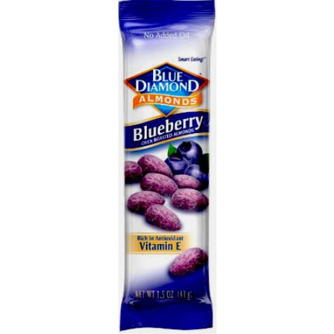 Order Blue Diamond Blueberry Almonds Tube 1.5oz food online from 7-Eleven store, Aurora on bringmethat.com