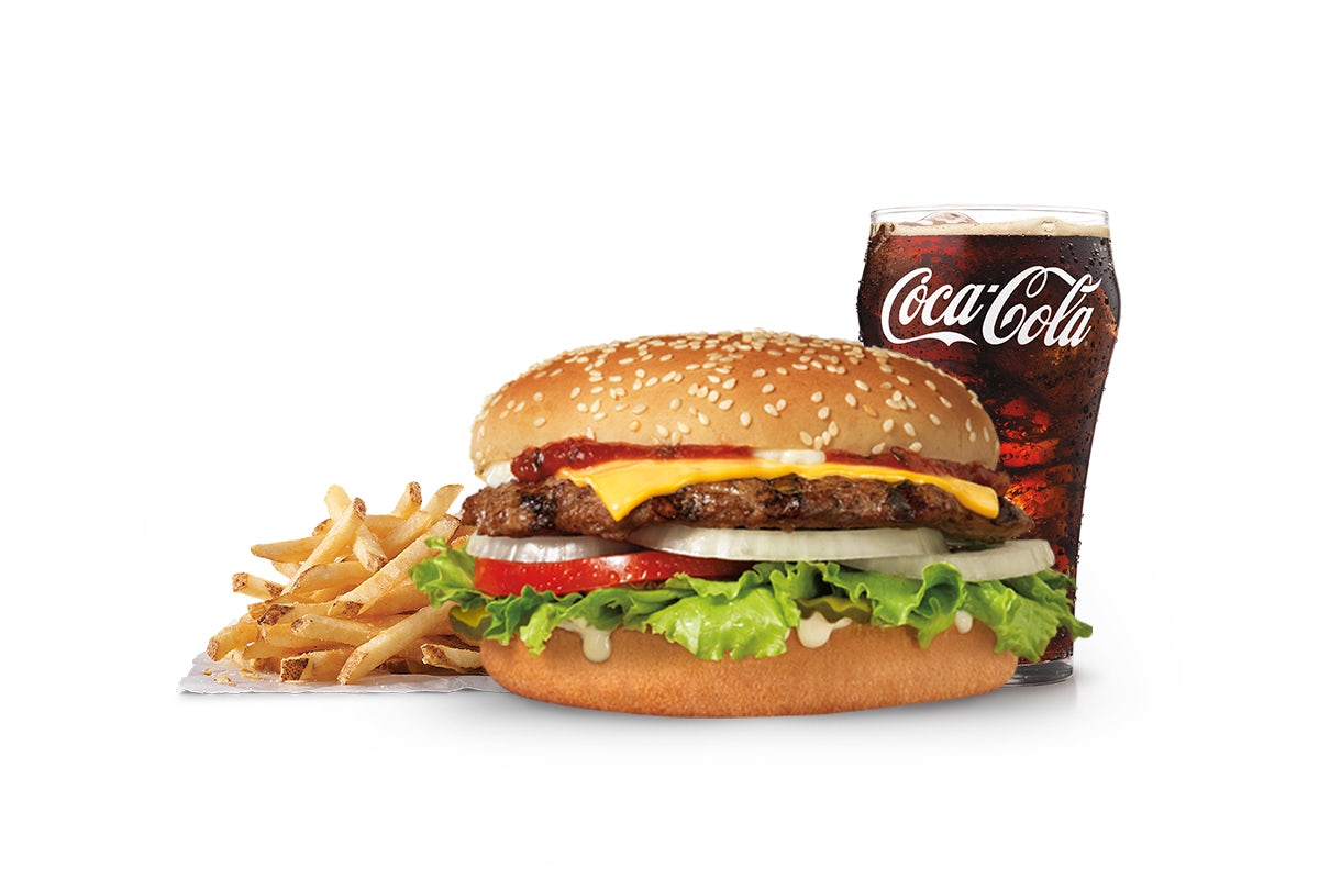 Order Famous Star® with Cheese Combo food online from Carl's Jr. store, Phoenix on bringmethat.com