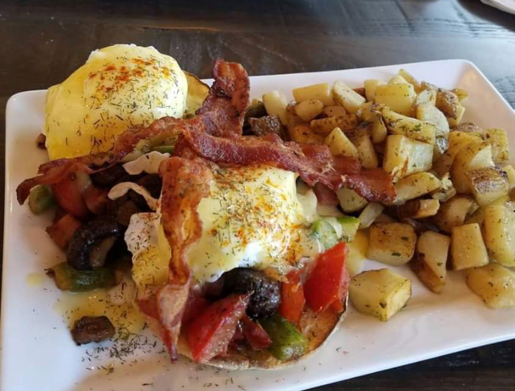 Order Hikers Benedict food online from Stacks store, Tinley Park on bringmethat.com