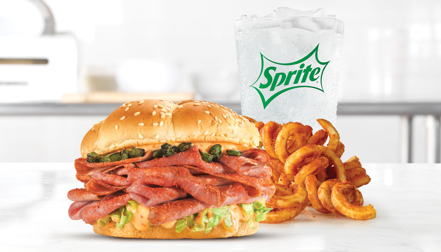 Order Spicy Roast Beef food online from Arby's store, New Bern on bringmethat.com