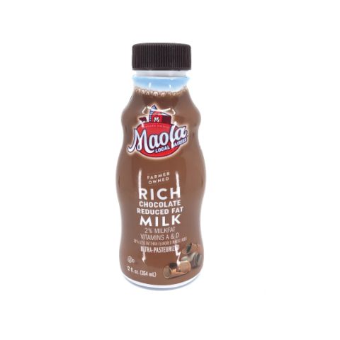 Order Maola 2% Reduced Fat Rich Chocolate Milk 12oz food online from 7-Eleven store, Lynchburg on bringmethat.com