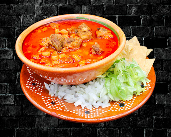 Order Pozole Soup food online from Rivas Mexican Grill#4 store, Henderson on bringmethat.com