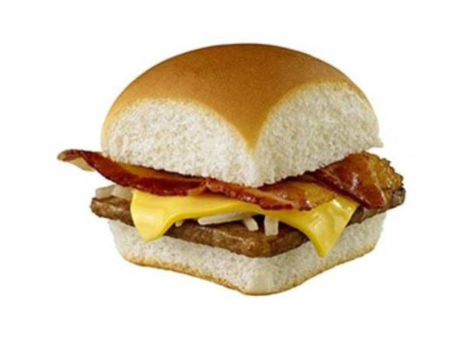Order BACON CHEESE SLIDER CAL 220-240 food online from White Castle store, Centereach on bringmethat.com