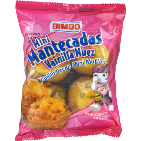 Order Bimbo Mini Mantecadas Vanilla Nuez 4 Count food online from 7-Eleven store, Aurora on bringmethat.com