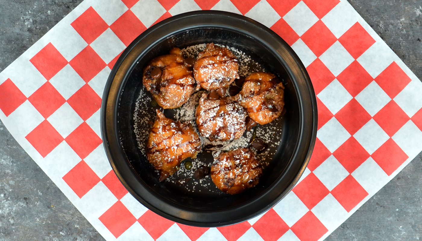 Order Fan Favorite! Deep Fried Cookie Dough food online from Nashville Hot Chicken Shack store, Newhall on bringmethat.com