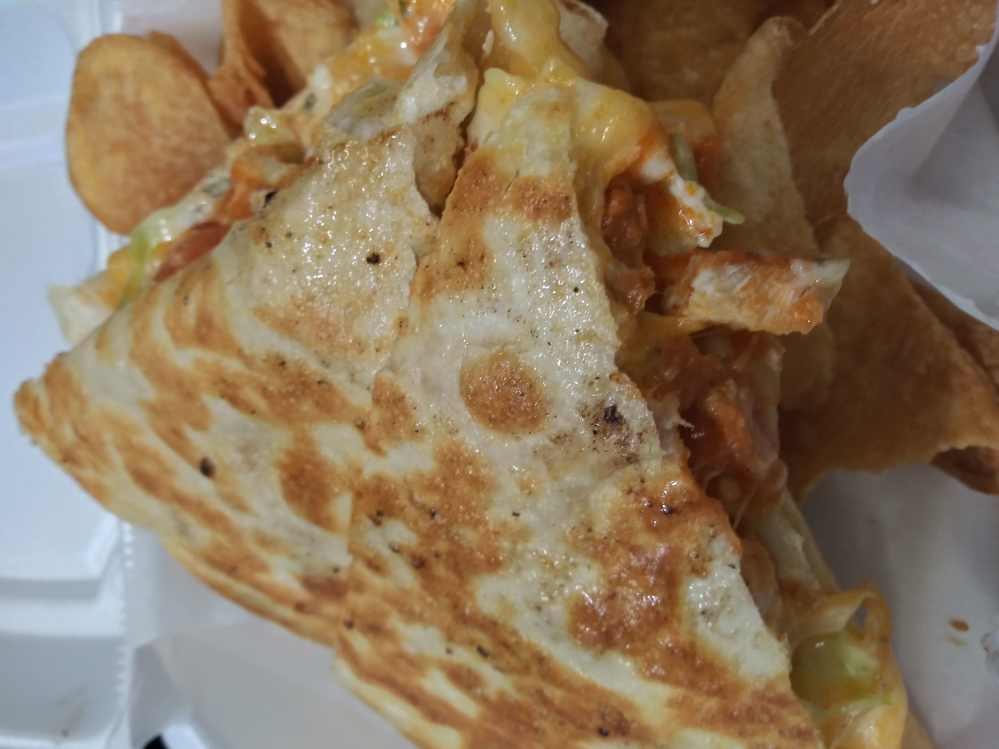 Order Chicken Philly Quesadilla food online from The Grilled Cheese Factory store, Rochester on bringmethat.com