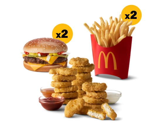 Order Classic Quarter Pounder with Cheese Pack  food online from McDonald's store, Allentown on bringmethat.com