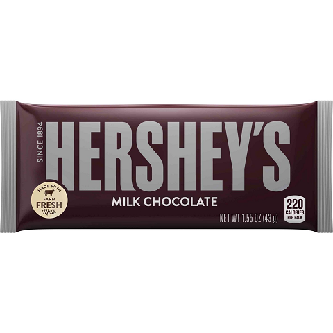 Order Hershey's Milk Chocolate 1.55oz food online from 7-Eleven store, Charlotte on bringmethat.com