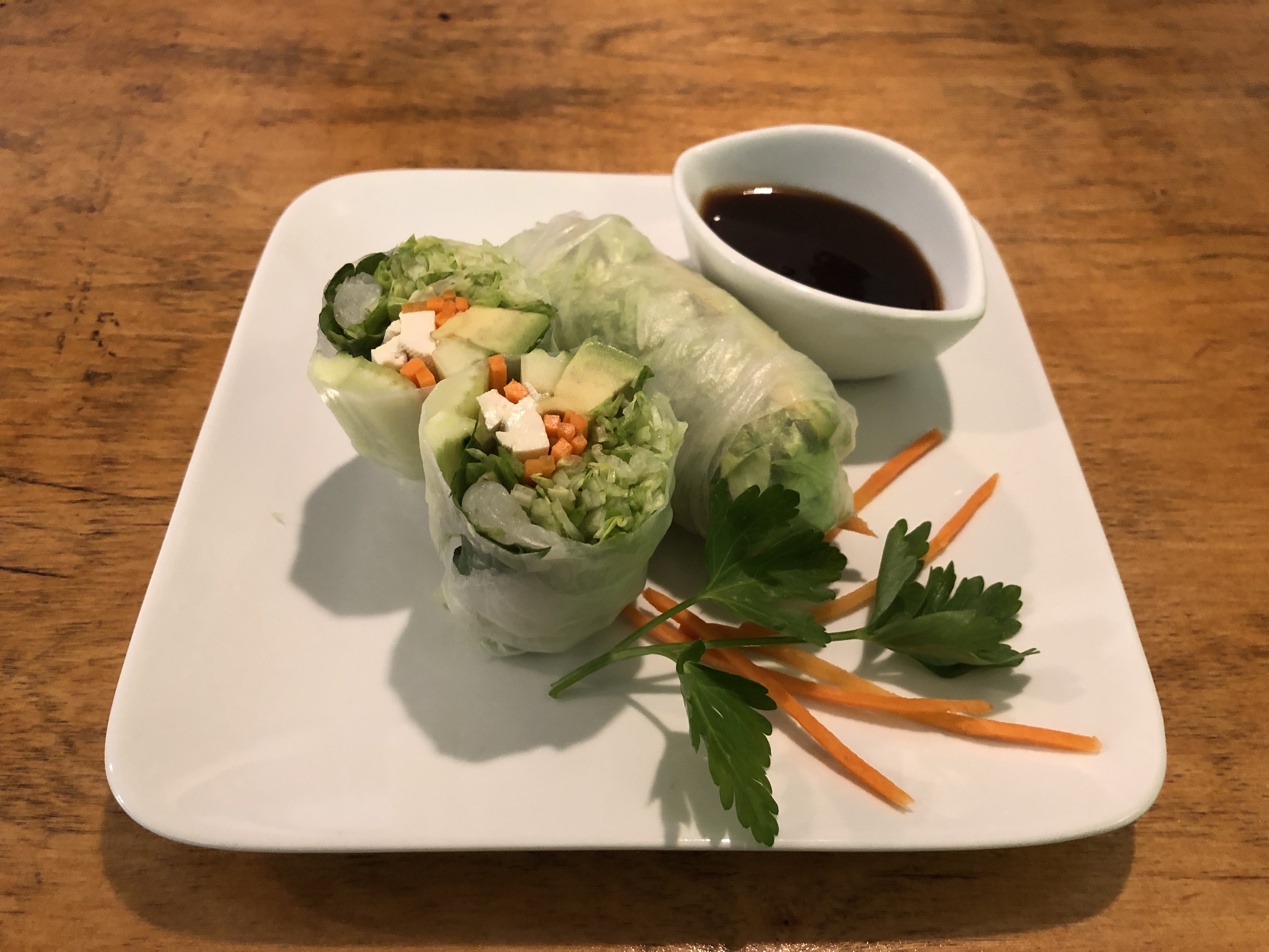 Order A1. Fresh Roll food online from Lum Dee Thai Cuisine store, Brooklyn on bringmethat.com