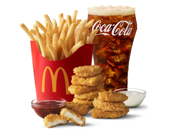 Order 10 Piece McNuggets Meal food online from McDonald's store, Cincinnati on bringmethat.com