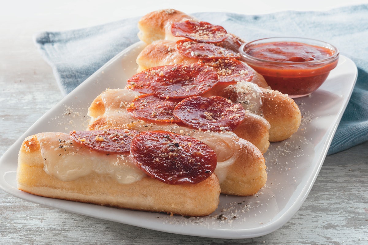 Order Pepperoni Pizza Breadsticks food online from Fazoli store, Atlanta on bringmethat.com