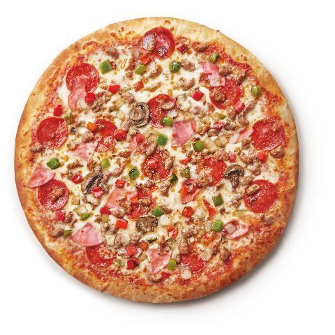 Order Large Pizza - 7 Meat + Fire Roasted Veggies food online from 7-Eleven store, Natick on bringmethat.com