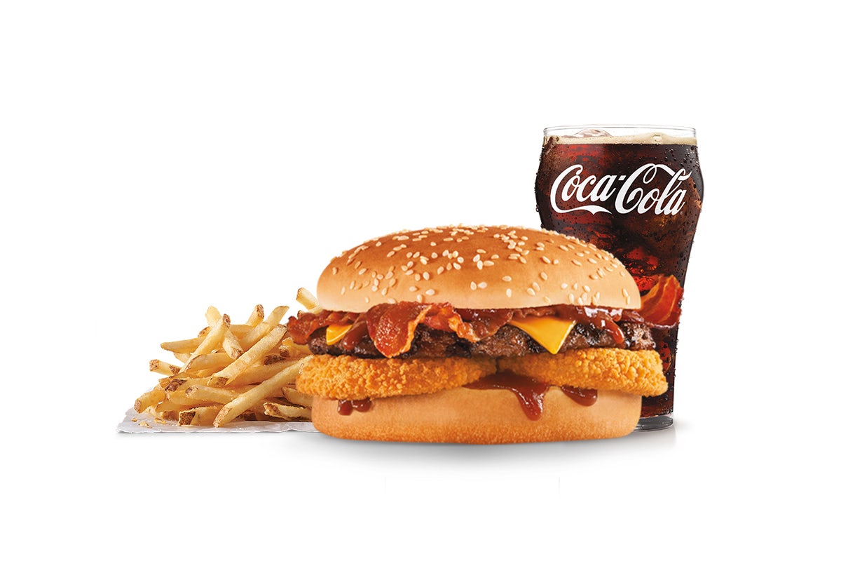 Order Western Bacon Cheeseburger® Combo food online from Carl's Jr. store, Phoenix on bringmethat.com