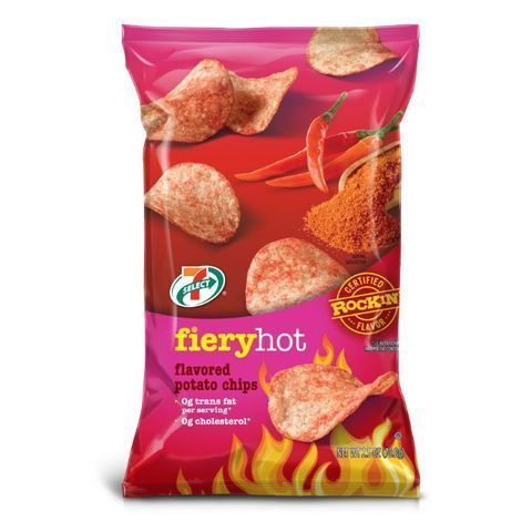 Order 7 Select Fiery Hot Potato Chips 2.5oz food online from 7-Eleven store, Bellflower on bringmethat.com