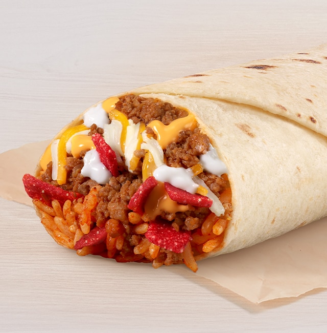 Order Beefy Melt Burrito food online from Taco Bell store, Cibolo on bringmethat.com