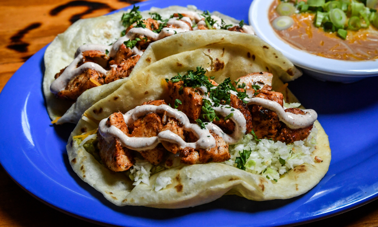 Blackened Mahi-Mahi Tacos from Cabo Fish Taco Baja Seagrill