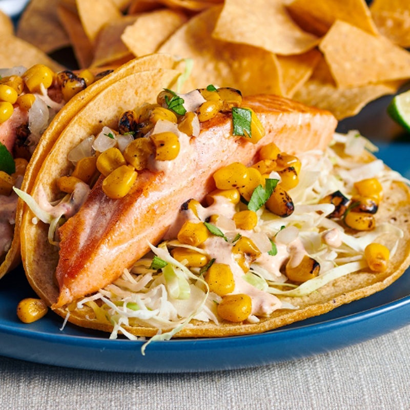 Order Sustainably-Sourced Atlantic Salmon Taco (a la carte) food online from Rubio's store, Chandler on bringmethat.com