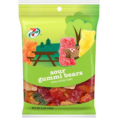 Order 7-Select Sour Gummi Bears 5oz food online from 7-Eleven store, Lynchburg on bringmethat.com