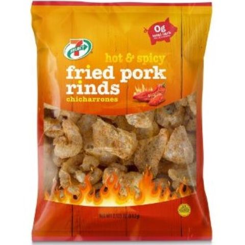 Order 7-Select Pork Rinds Hot 2.125oz food online from 7-Eleven store, Lynchburg on bringmethat.com