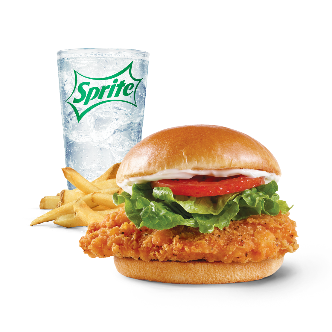 Order Spicy Chicken Sandwich Combo food online from Wendy's store, New Bern on bringmethat.com