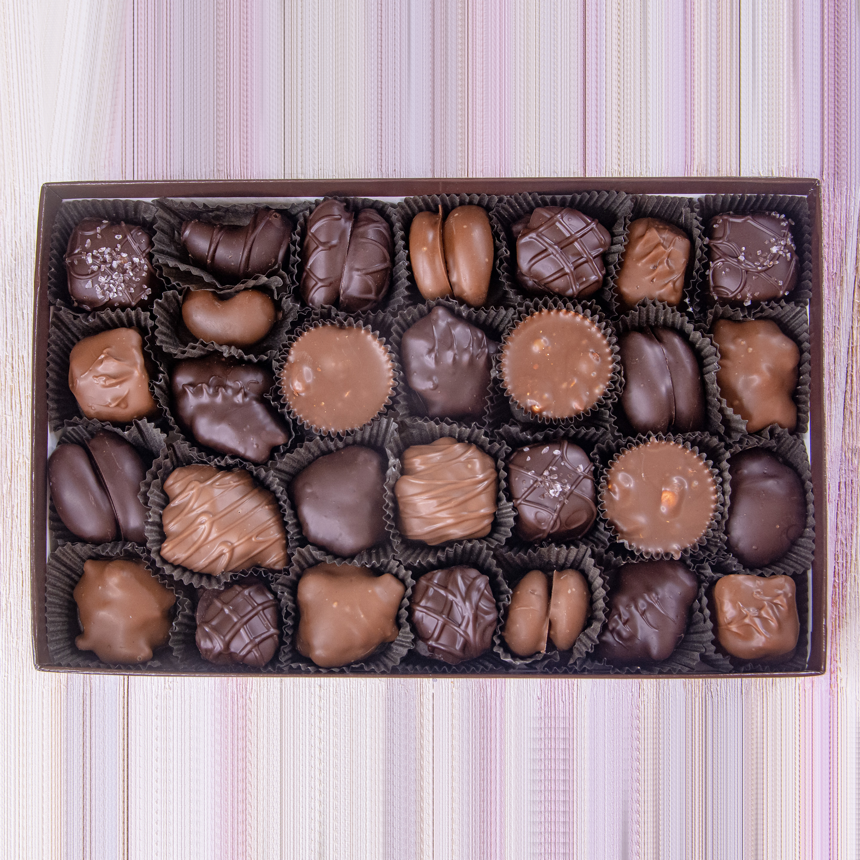 Order Milk and Dark Assorted Nuts food online from Wockenfuss Candies store, Columbia on bringmethat.com