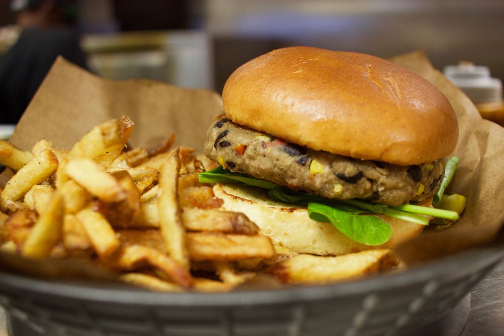 Order Black Bean Burger food online from Pub By Novo store, Bowling Green on bringmethat.com